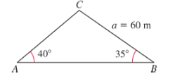Chapter 6.2, Problem 22E, In Exercises 2 1—24, solve each triangle. Round each answer to the nearest tenth. 

 