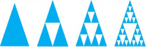 Chapter 9.4, Problem 46E, Sierpinski's triangle. A geometric figure known as Sierpinski’s triangle is constructed by starting 