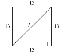 Chapter 10.7, Problem 41ES, For each triangle, find the missing length(s). Give an exact answer and, where appropriate, an , example  2