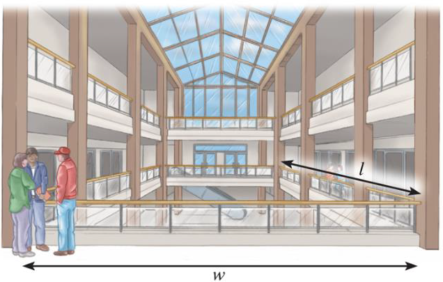 Chapter 11.8, Problem 11ES, Solve. Architecture. An architect is designing an atrium for a hotel. The atrium is to be 