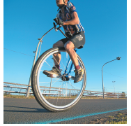 Chapter 2.5, Problem 1YT, In 2005, Ken Looi of New Zealand covered 235.3 mi in 24 hr on his unicycle. After 8 hr, he was 