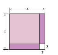Chapter 4.6, Problem 118ES, Find a polynomial for the total shaded area in each figure. 