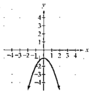 Chapter 3.1, Problem 8E, In Exercises 5-8, the graph of a quadratic function is given. Write the function's equation, 