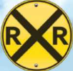 Chapter 5.1, Problem 91E, The figure shows a highway sign that warns of a railway crossing. The lines that form the cross pass 
