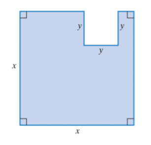Chapter 8.4, Problem 61E, The figure shows a square floor plan with a smaller square area that will accommodate a combination 