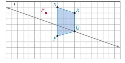 Chapter 11, Problem 32E, In Fig 11-63, P is the image of P under a glide reflection having axis l. Find the image of the 