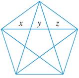 Chapter 13, Problem 77E, During the time of the Greeks the star pentagram shown in Fig. 13-42 was a symbol of the Brotherhood 