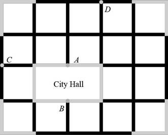 Chapter 5, Problem 27E, Figure 5-40 shows the downtown area of the small village of Kenton. The village wants to have a 