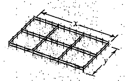 Chapter 2, Problem 22RE, 22. You have 1000 feet of fencing to construct six corrals, as shown in the figure. Find the 