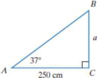 Chapter 4.3, Problem 29PE, In Exercises 49-54, find the measure of the side of the right triangle whose length is designated by 