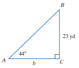 Chapter 4.3, Problem 34PE, In Exercises 49-54, find the measure of the side of the right triangle whose length is designated by 