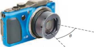 Chapter 4.7, Problem 96PE, gives the viewing angle, , in radians, for a camera whose lens is x millimeters wide. Use this 