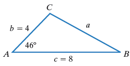 Chapter 6.2, Problem 1PE, In Exercises 1-8, solve each triangle. Round lengths of sides to the nearest tenth and angle 