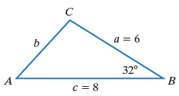 Chapter 6.2, Problem 2PE, In Exercises 1-8, solve each triangle. Round lengths of sides to the nearest tenth and angle 