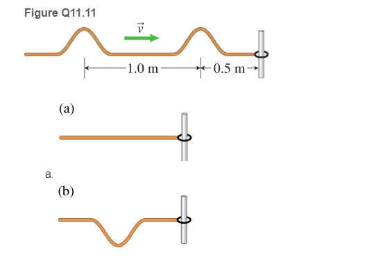 Chapter 11, Problem 11CQ, 11. Figure Q11.11  shows a snapshot of two pulses that are propagating with speed v = 1.0 m/s along , example  1