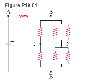Chapter 19, Problem 51P, 51 toI4 from largest to smallest Assume all wires have negligible resistance and the battery has 