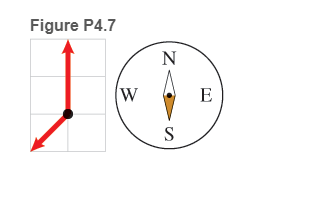 Chapter 4, Problem 7P, * Figure P4.7 shows an unlabeled force diagram for a hockey puck. The length of the sides of the 