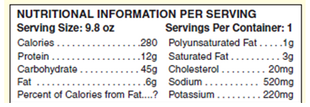 Chapter 2.5, Problem 110ES, Use the nutrition label below to answer Exercises 108 and 109. Find a food that contains more than 