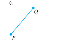 Chapter 6.1, Problem 8ES, Identify each figure as a line, a ray, a line segment, or an angle. Then name the figure using the 