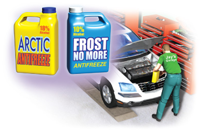 Chapter 3.4, Problem 16ES, a Solve.
16.	Automotive Maintenance. Arctic Antifreeze is 18% alcohol and Frost No-More is 10% 