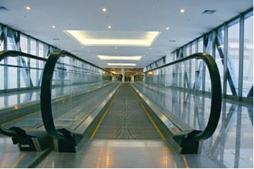 Chapter 5.6, Problem 33ES, 33.	Moving Sidewalks. A moving sidewalk at an airport moves at a rate of 1.8 ft/sec. Walking on the 