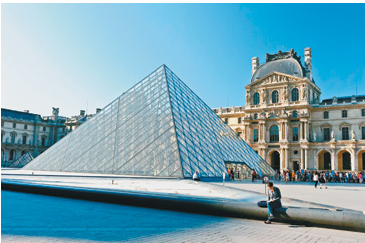 Chapter 6.7, Problem 17ES, 17.	Pyramide du Louvre. A large glass and metal pyramid designed by I. M. Pei attracts visitors to 