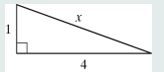 Chapter 6.7, Problem 1RC, For each right triangle, choose from the column on the right the equation that can be used to find 