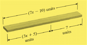 Chapter 10.1, Problem 79E, Given the lengths in the figure below, we find the unknown length by subtracting. Use the , example  2