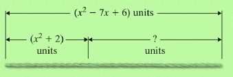 Chapter 10.1, Problem 80E, Given the lengths in the figure below, we find the unknown length by subtracting. Use the , example  2