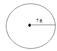 Chapter 9.CR, Problem 29CR, 9.3 Find the area of each figure. For the circles, find the exact area and then use =3.14 to 