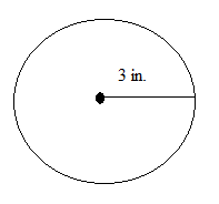 Chapter 9.CR, Problem 30CR, 9.3 Find the area of each figure. For the circles, find the exact area and then use =3.14 to 