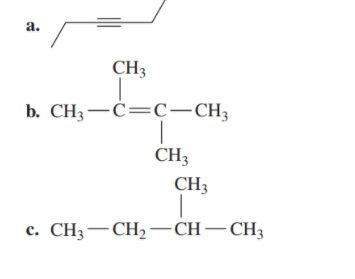 Chapter 17.2, Problem 20PP, Identify each of the following as an alkane, alkene, or alkyne: 