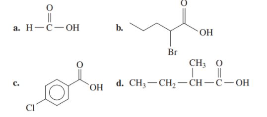 Chapter 17.6, Problem 50PP, Write the IUPAC and common name (if any) for each of the following carboxylic acids: 