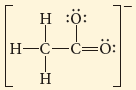 Chapter 9, Problem 12SAQ, Q12. A Lewis structure for the acetate ion is shown here: Which structure is the best resonance , example  5