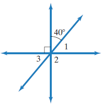 Chapter 10.1, Problem 27E, In Exercises 25-28, find the measures of angles 1,2, and 3. 