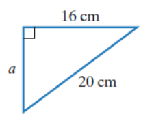 Chapter 10.2, Problem 25E, In Exercises 21-26, use the Pythagorean Theorem to find the missing length in each right triangle. 