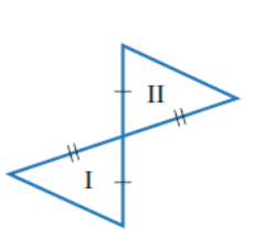Chapter 10.2, Problem 27E, In Exercises 27-36, determine whether Δ I and Δ I are congruent If the triangles are congruent, 