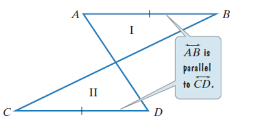 Chapter 10.2, Problem 35E, In Exercises 27-36, determine whether Δ I and Δ I are congruent. If the triangles are congruent, 