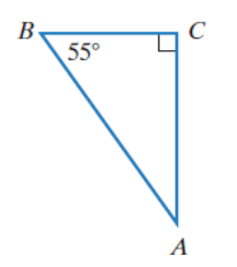 Chapter 10.2, Problem 4E, In Exercises 1-4, find the measure of angle A for the triangle shown. 