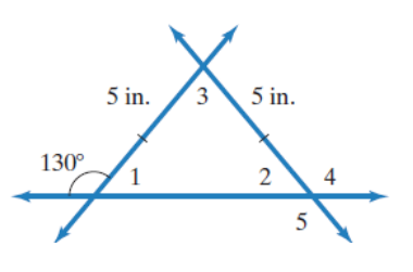 Chapter 10.2, Problem 7E, We have seen that isosceles triangles have two sides of equal length. The angles opposite these 