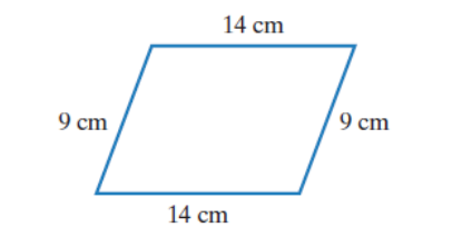 Chapter 10.3, Problem 12E, In Exercises 11-20, find the perimeter of the figure named and shown. Express the perimeter using 