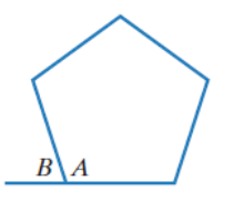 Chapter 10.3, Problem 29E, In Exercises 29-30, each figure shows a regular polygon. Find the measures of angle A and angle B. 