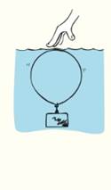 Chapter 13, Problem 48RCQ, Think about what happens to the volume of an air-filled balloon on top of water and beneath the 