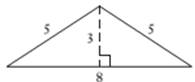 Chapter 10.A, Problem 43E, Triangle Geometry. Find the perimeter and area of the following triangles. 43. 44. 45. 46. , example  3