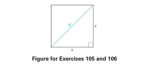 Chapter 2.4, Problem 106E, Solve each problem. Write the perimeter of a square P as a function of the area A. 