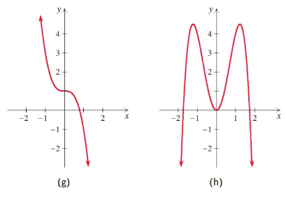 Chapter 3.4, Problem 60E, Match each polynomial function with its graph (a)-(h). f(x) = –2x2 + 1 , example  4