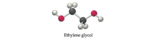 Chapter 12, Problem 12.76SP, Ethylene glycol, C2H6O2, is the principal constituent of automobile antifreeze. If the density of a 