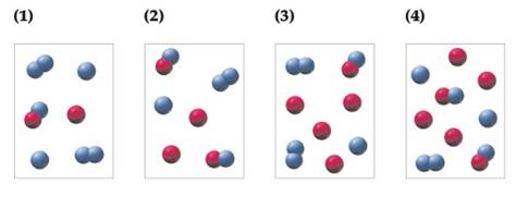 Chapter 15, Problem 15.5P, Conceptual PRACTICE 14.5 The following pictures represent mixtures that contain A atoms (red), B 