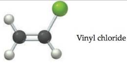 Chapter 9, Problem 9.127SP, Vinyl chloride (H2C=CHCl), the starting material used in the industrial preparation of poly (vinyl 
