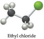 Chapter 9, Problem 9.132CP, Ethyl chloride (C2H5Cl), a substance used as a topical anesthetic, is prepared by reaction of 